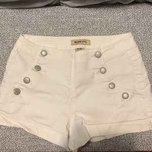 Stretchy Button Shorts